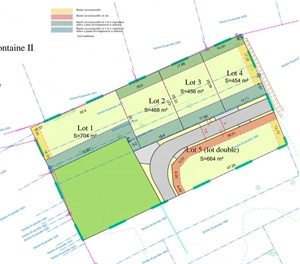 lotissement à la vente -   33480  MOULIS EN MEDOC, surface 456 m2 vente lotissement - UBI410556596